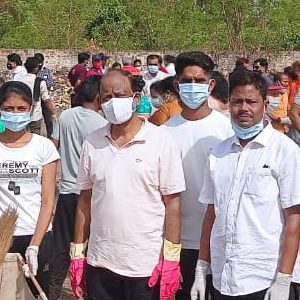 Swachhata Abhiyan at Dump yard Gondia