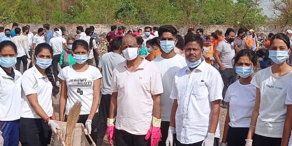 Swachhata Abhiyan at Dump yard Gondia